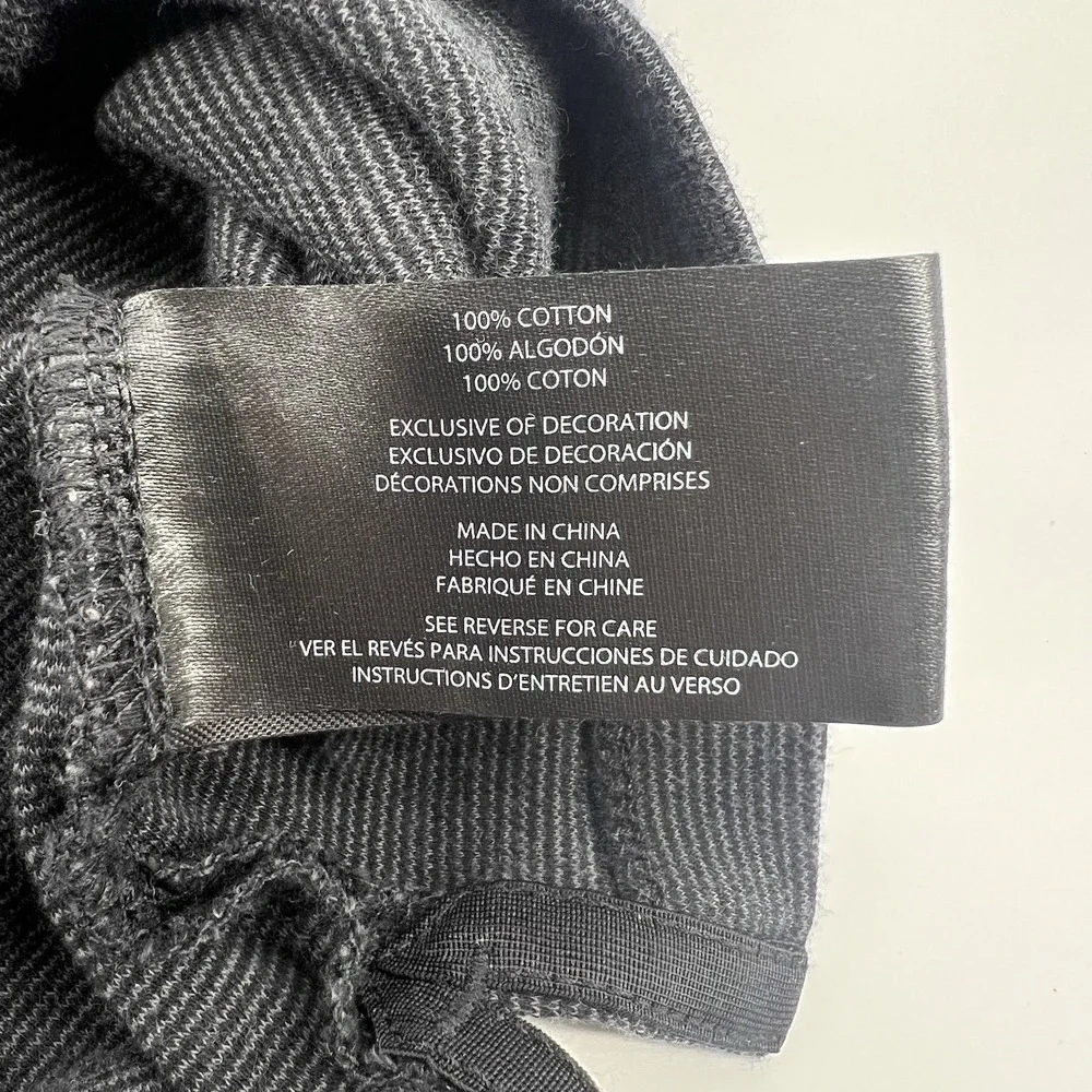 Mens Black/Charcoal Banana Republic polo sz XL (Shrunk to a L)